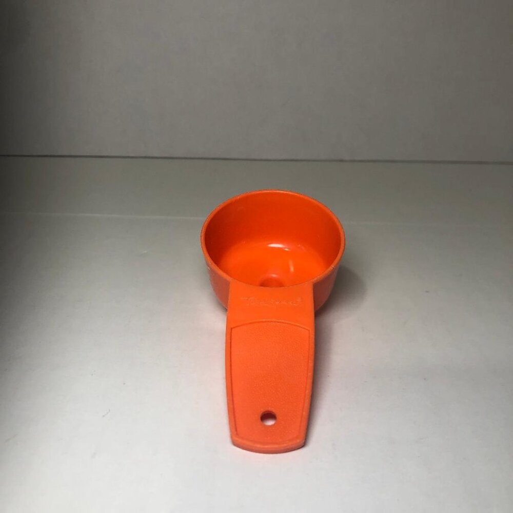 Tupperware Mini Funnel Orange #877-1 Fills Salt & Pepper Shakers Spice Bottles